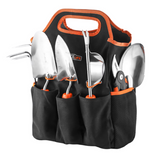 Tacklife GGT4A 6-teilig Gartenwerkzeug-Set Edelstahl für Graben Pflanzen Rechen