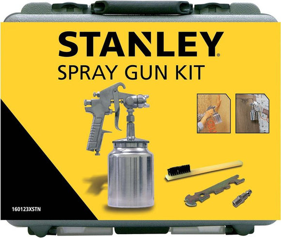 Stanley Sprühpistole Farbpistole für Luftkompressoren Zubehör Druckluftpistole