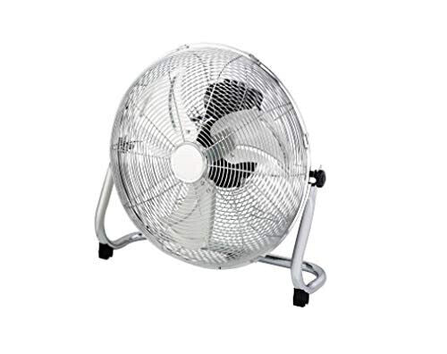 Coolserie 45W Bodenventilator 3-Stufig - 45cm Silber Ventilator Lüftung