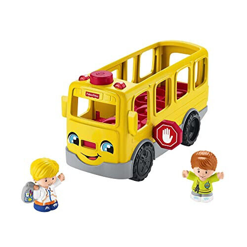 Mattel HJN36 Fisher Price Little People Schulbus mit Spielfiguren + Sound Kinder