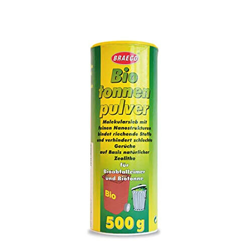 2x500g Biotonnenpulver Mülleimer-Pulver Vorbeugen gegen Maden Abfalltonne