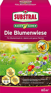 Substral Die Blumenwiese 800 g, Blumensamen, Wildblumen, Blumenmischung