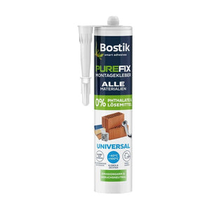 Bostik Purefix Montagekleber Universal – Weiß, 460 g, für innen & außen Kleber