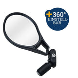 Filmer HD Glass Rückspiegel für das Lenkerende Spiegel E-Bike Rad Fahrradspiegel