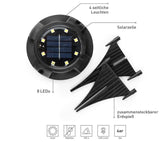 GARVIDA Solarleuchten 4er Set - Solarbodenlampen | Robuste Outdoor-Lampen Garten