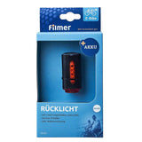 Filmer LED Rücklicht Akku inkl. Halterung Rücklampe Fahrrad Rad StVO E-Bike Bike