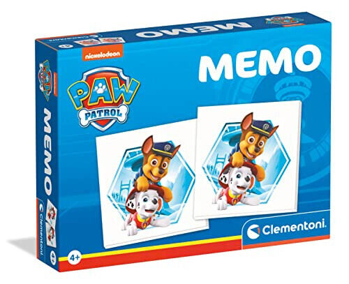 Clementoni Memorie Paw Patrol Memo Spiel 48 Karten Gedächtnis Kinder Kartenspiel