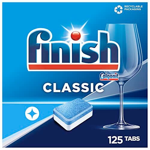 Finish Classic Spülmaschinentabs, phosphatfrei – 125 Tabs Spülen Reiniger Seife