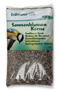 Erdtmanns 2500 g Sonnenblumenkerne Wildvogelfutter Kleiber Zeisig Kernbeißer NEU