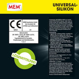 MEM Universal-Silikon 4in1 Manhattan – Dichtstoff für Bad Fenster außen Silikon