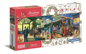 Clementoni 39577 Panorama Puzzle Christmas Santa 1000 Teile Kinder Collection