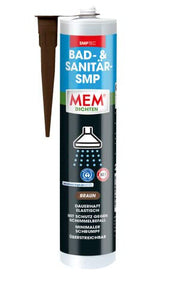 MEM Sanitär-Fuge Plus braun 290 ml (Power Fuge) SMP Silikon Dichtmasse Bad Dicht