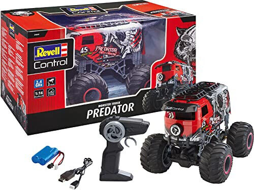 REVELL Control BULLI Monstertruck PREDATOR 1:16 RC Modellauto 2,4 GHz Modell