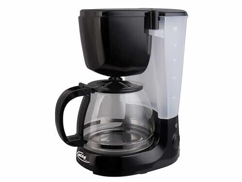 Elta Kaffeemaschine Edelstahl Filterkaffeemaschine Glas Kanne Kaffee Maschine