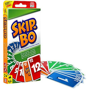 Mattel Skip-Bo Kartenspiel 52370 Kinder Familie Karten Spielzeug Geschick Spiel