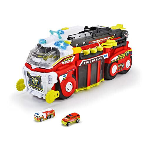 Dickie Toys - Feuerwehrauto groß (55 cm) - Rescue Hybrids für Kinder mit Wasser