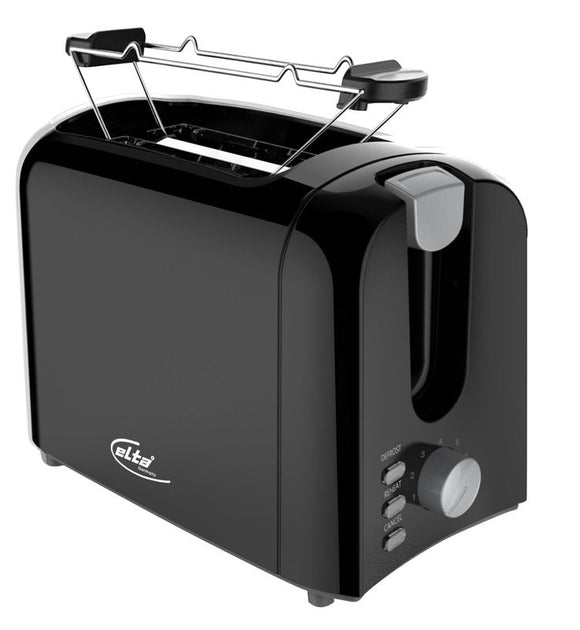 Elta® Toaster Cool Touch Brötchenaufsatz schwarz 700W 2001564 Toastgerät