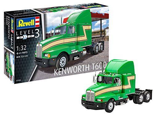 Revell Modelbausatz 07446 1:32 Kenworth T600 LKW Modellauto Bausatz Spielzeug