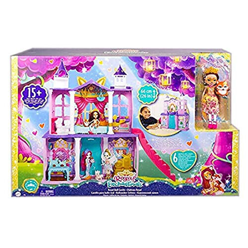 Mattel Enchantimals Puppen Spielset Royals Princess Castle Schloss Kinder Spiel