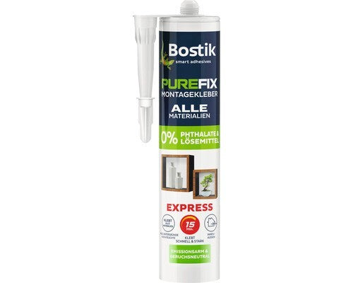 Bostik Purefix Express Montagekleber – Weiß 440 g innen & außen schnell Kleber