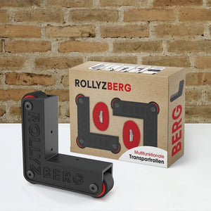 ROLLYZBERG Transport-Rollen Möbelrollen 2er-Set Umzugshelfer Rollbrett Rolli