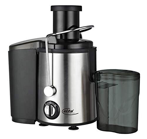 Elta® Entsafter Power Juicer 2 Geschwindigkeiten 500W 800ml Edelstahlsieb Neu