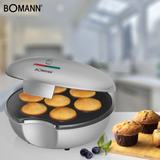 Bomann Muffin Maker 5020CB Silber Backen Muffins Kuchen Küche Kochen Dessert