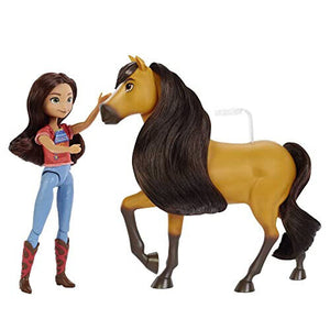 Mattel Dreamworks Spirit Lucky und Spirit - Puppe Lucky und Pferd Spirit HFB89