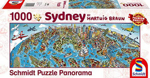 Schmidt Puzzle Sydney Panorama 1000 Teile Hartwig Braun 59595 Premium Puzzle