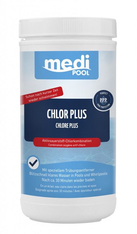 MediPool Chlor Plus Chlortabletten Pool Desinfektion Reinigung Erhaltung Wasser