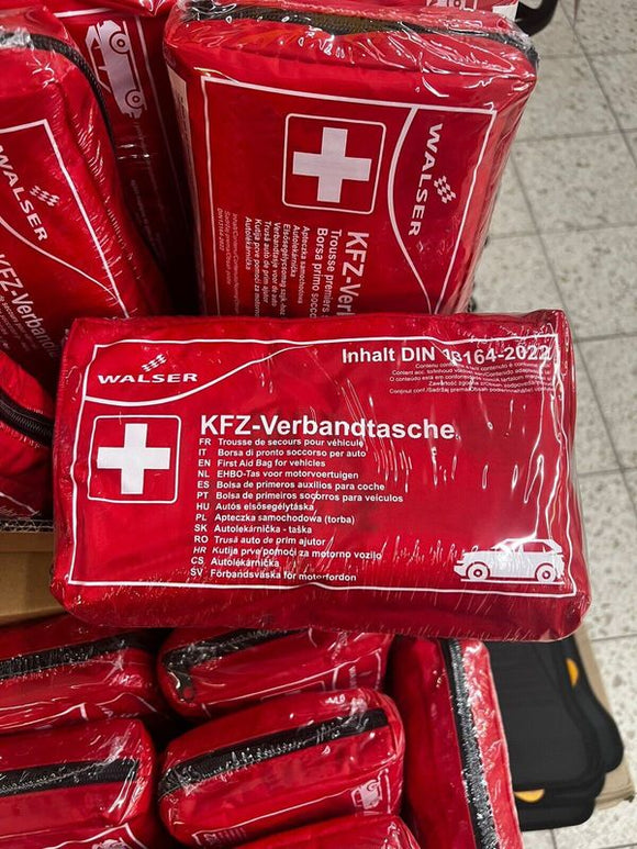 KFZ Verbandtasche nach DIN 13164-2022 Auto Verbandskasten Medizintasche NEU