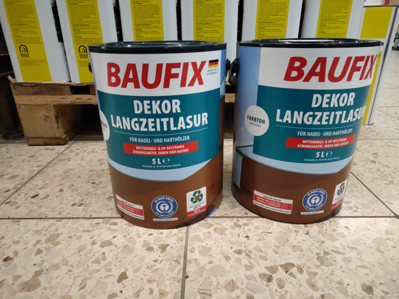 2x 5l (10l) Baufix XXL Dekor Langzeitlasur