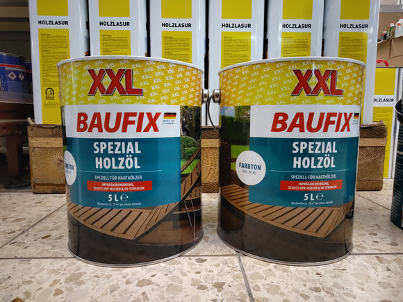 2x 5l (10l) Baufix XXL Spezial Holzöl
